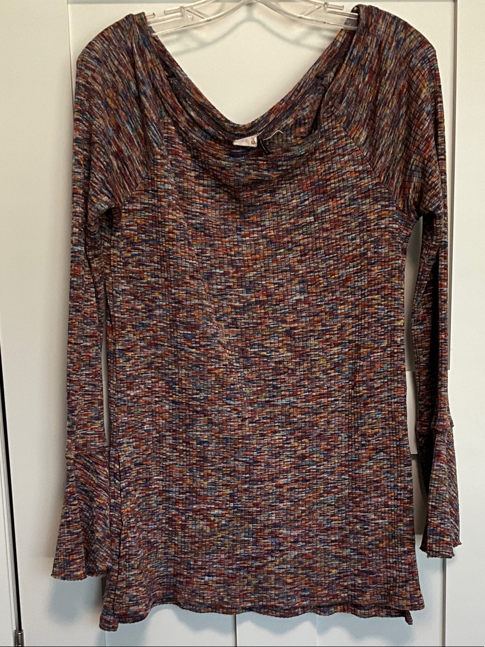 Akemi + Kin Multicolor Space-Dye Long Sleeve Tee
